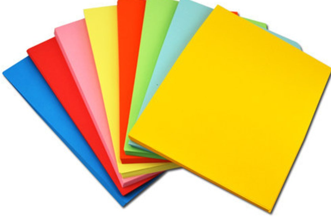 kertas warna bahan kerajinan tangan